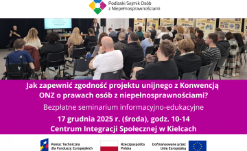 Bezpłatne seminarium informacyjno-edukacyjne 